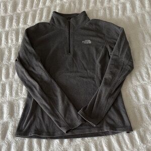 The North Face Charcoal Fleece Quarter-Zip Pullover